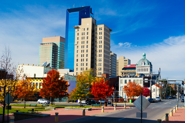 Image of Lexington Kentucky Downtown Area